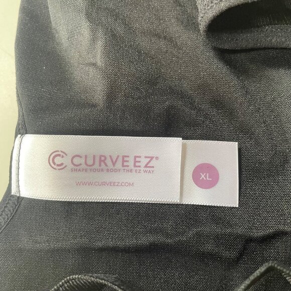 Curveez® Ultra Shaping Hip Hugger Bodysuit Shapewear Black Sz XL  CUR1515 - Picture 4 of 6